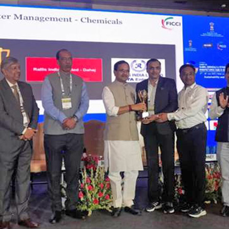 Rallis Dahej SEZ pant awarded with the FICCI award